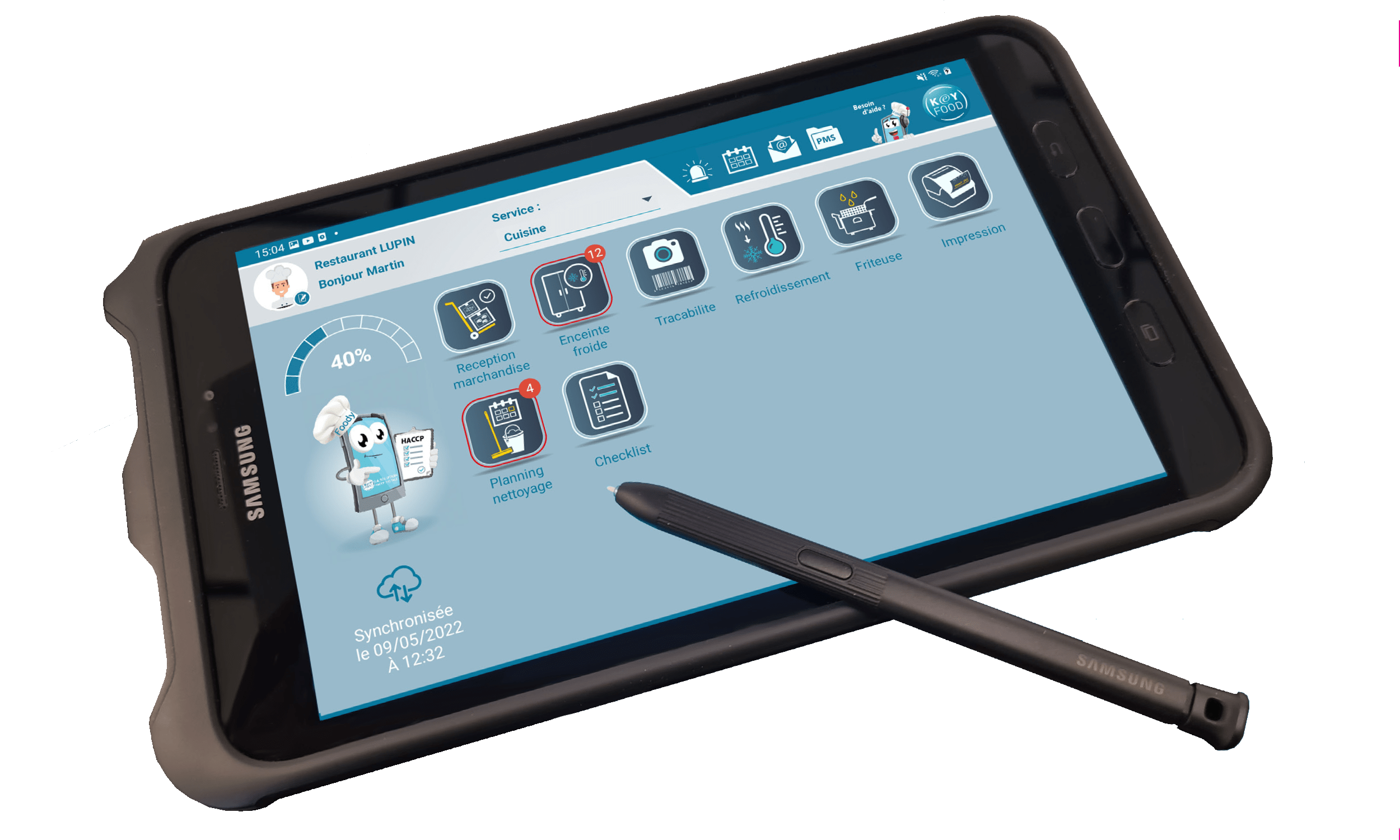 tablette haccp