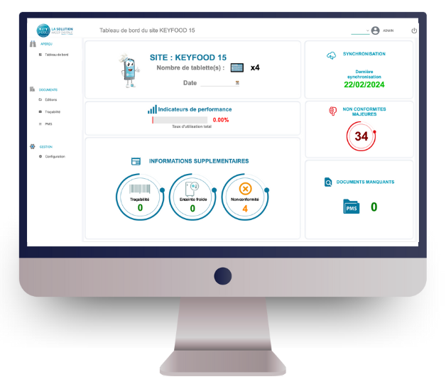 Keyfood web manager logiciel haccp 