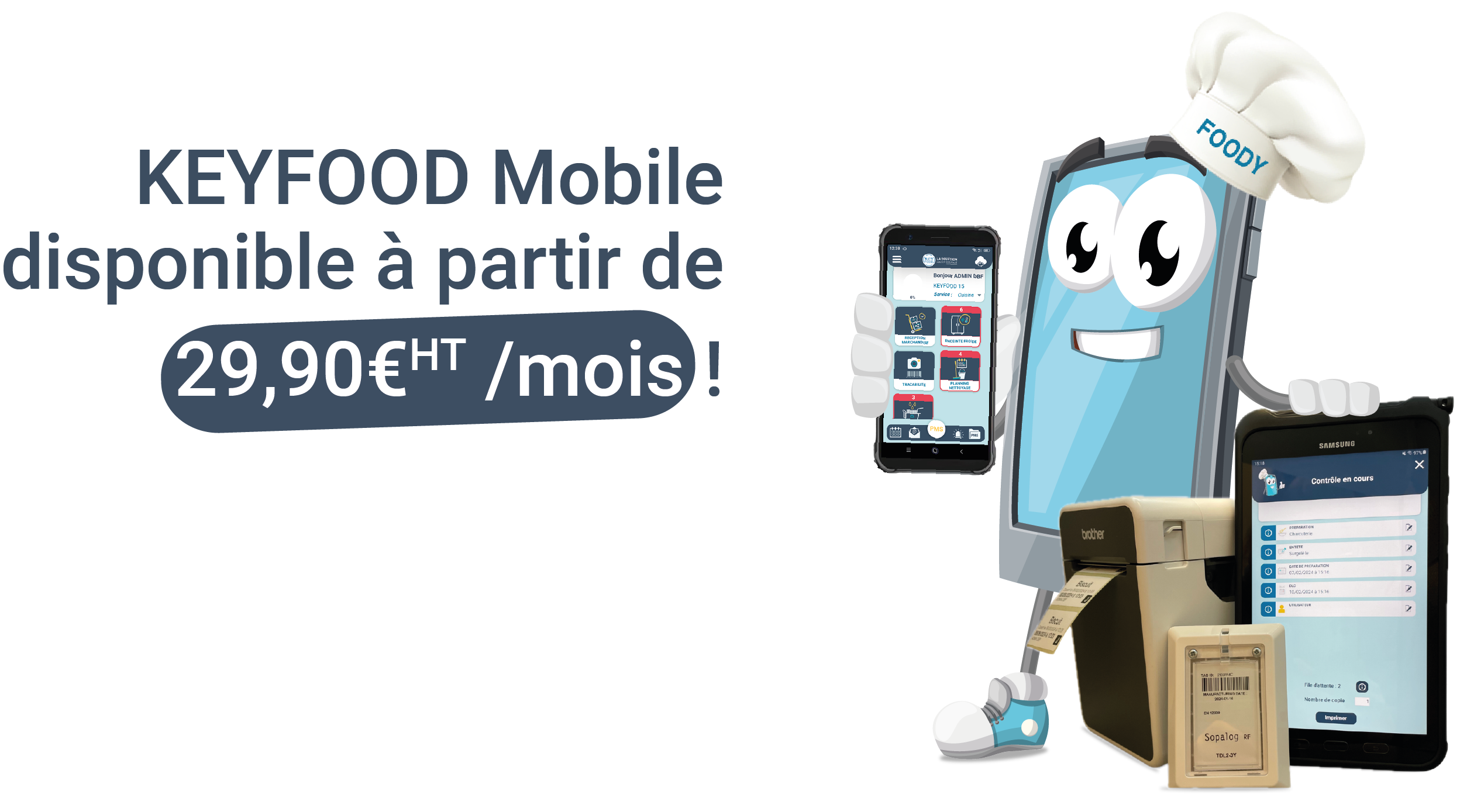 licence logiciel haccp keyfood mobile